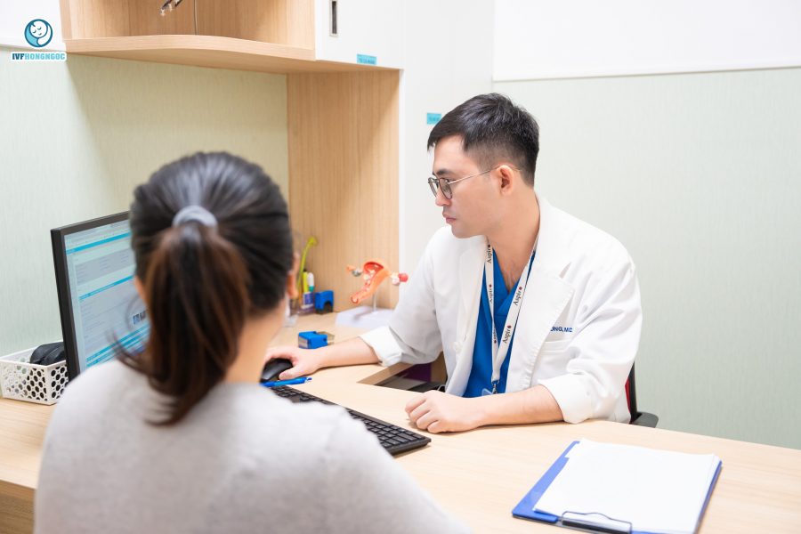 Quá trình IVF của bệnh nhân được bác sĩ theo dõi sát sao, tư vấn cụ thể Quá trình IVF của bệnh nhân được bác sĩ theo dõi sát sao, tư vấn cụ thể