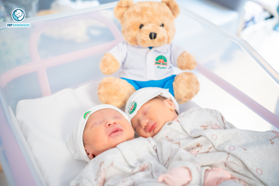 Cặp song sinh IVF Cốm - Sữa, hạnh phúc lớn của ba mẹ Cặp song sinh IVF Cốm - Sữa, hạnh phúc lớn của ba mẹ