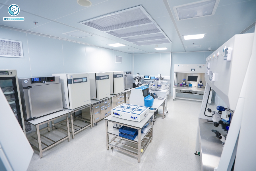 Không gian phòng Lab tại IVF Hồng Ngọc Không gian phòng Lab tại IVF Hồng Ngọc
